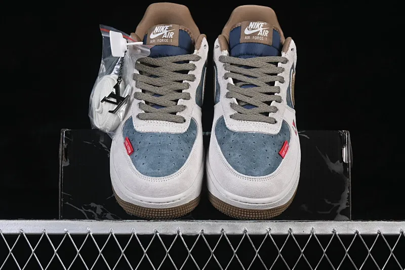 All Categories Nk Air Force 1 Air Force Series Nk Air Force 1 Low Air Force Low Nike Air Force 1'07 Low White Haze Blue Air Force One Low Casual Shoes DD1982-346